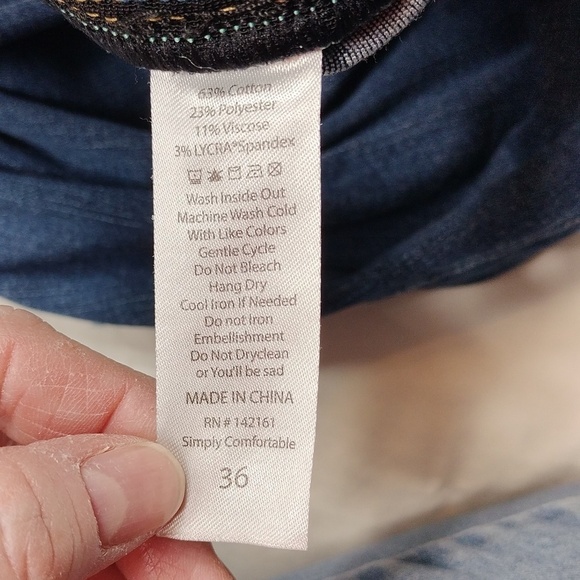 Lularoe women's denim jeans size 36 - Picture 15 of 16